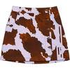 Джинсовая юбка-корова Ivy Park Женская Фиолетово-коричневая HE3743