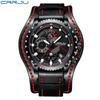 CRRJU New Men's Sports Watch Men's Fashion Multi-functional Large Dial