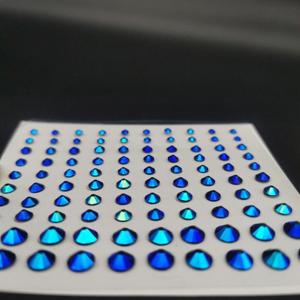 Jewelry Stickers Festival Makeup Decoration Face Body Colored Rhinestone Stickers