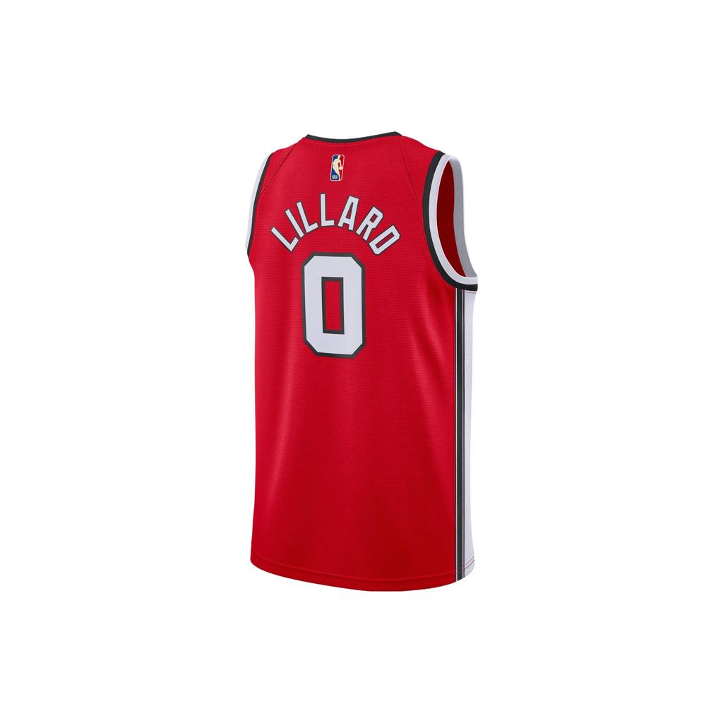 Nike x NBA Portland Trail Blazers Jerseys 'Damian Lillard 0' Men's AV4511-658