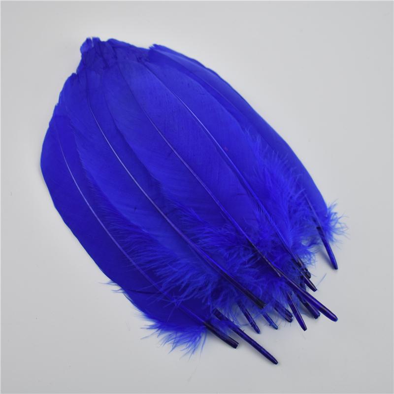 20Pcs Colorful Hard Stick Goose Feather 6-8inch/15-20cm Natural Swan Crafts Plumes Table Centerpieces Feathers for Decoration