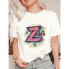 Oversized T Shirt Black Z Tayt Graphic Print Casual Streetwear Top For Women And Men
