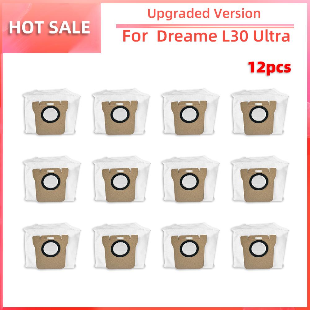 Совместимость с роботизированным пылесосом Xiaomi Dreame L30 Ultra, основная боковая щетка, фильтр HEPA, насадка для швабры, пылесборник, сменные детали, аксессуары