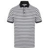 Front Row Мужская полосатая рубашка-поло из джерси