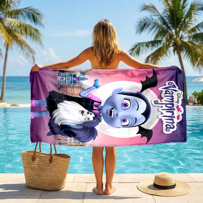 Vampirina Fashion Beach Towel: Ideal for Summer Adventures Soft, absorbent and quick drying suitable for swimming and bathing