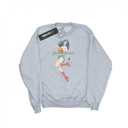 DC Comics Womens/Ladies Wonder Woman Jump Sweatshirt
