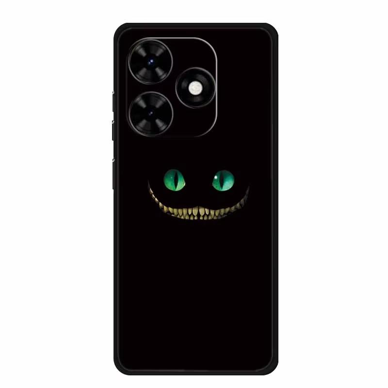 Чехол для Tecno Spark Go 2024 Животные Расписной ТПУ Силиконовый Мягкий Чехол для Телефона для Spark Go2024 BG6 Защитный Волк Ударопрочный Para