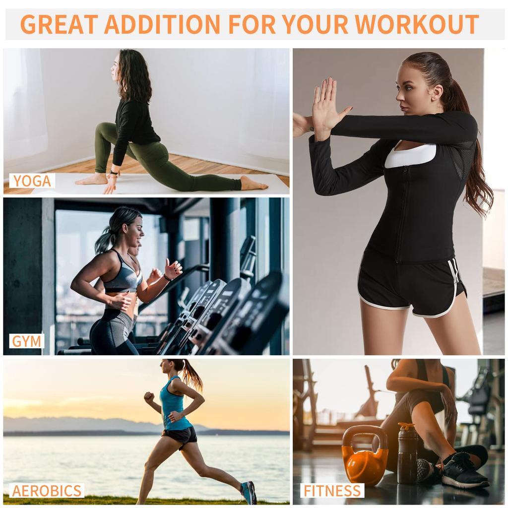 Костюм для сауны с улавливанием тепла для женщин, спортивный жилет для сауны с длинными рукавами для похудения, формирователь талии, футболка для тренировок, корректирующее белье, рубашка для фитнеса, верхняя куртка