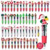 Cross-Border Cute Cartoon Christmas Mini Ballpoint Pen - Four-Color Student Stationery Gift