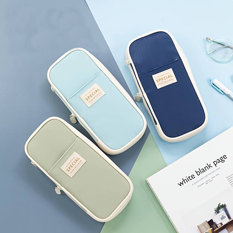 Расширяемый пенал с отделениями, 1 шт., большая вместительная сумка-карандаш, школьный органайзер для канцелярских принадлежностей