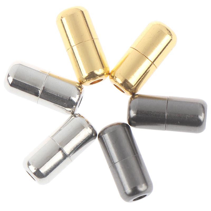 Practical Three Color Type Elastic Shoelace Metal Capsule Buckle Shoelace