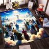 Heavenly Gathering in Clouds Rug Non-slip rug suitable for living room and bedroom sofas.