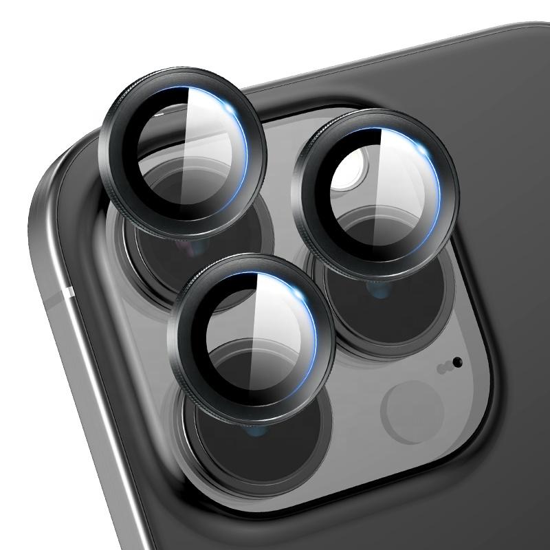 Mobile Phone Camera Lens Screen Protector Eagle Eye Metal Lens Sticker for Iphone 12 13 14 15 Pro Max Camera
