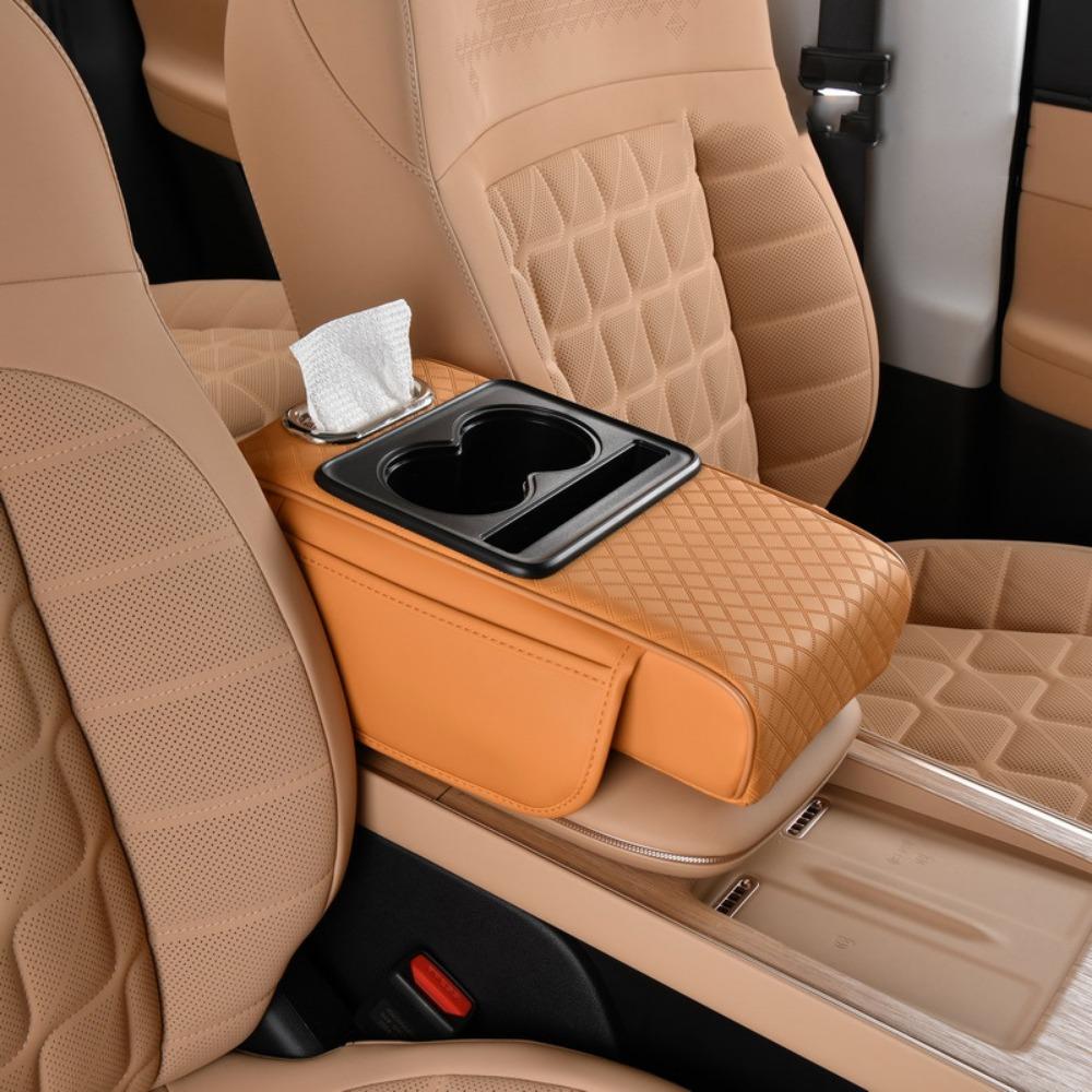 Side Storage Pockets Car Console Console Pillow Large Capacity Auto Armrest Cover Trucks