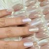 144Pcs Oval Fake Nails Short Medium Full Cover False Nails Fashion Cat Eye False Nails  Women
