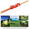 Adjustable Camping Tent Rope Buckle S-shaped Fastener Kit for Tent Adjustment Buckle Anti Slip Retractable Fastening Buckle