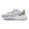 Кроссовки Li Ning Fangyuan Wuxing Series Retro Casual Shock Absorbing Durable Low Top для женщин, кроссовки Micro-Crystal-Gray AGCR446-2