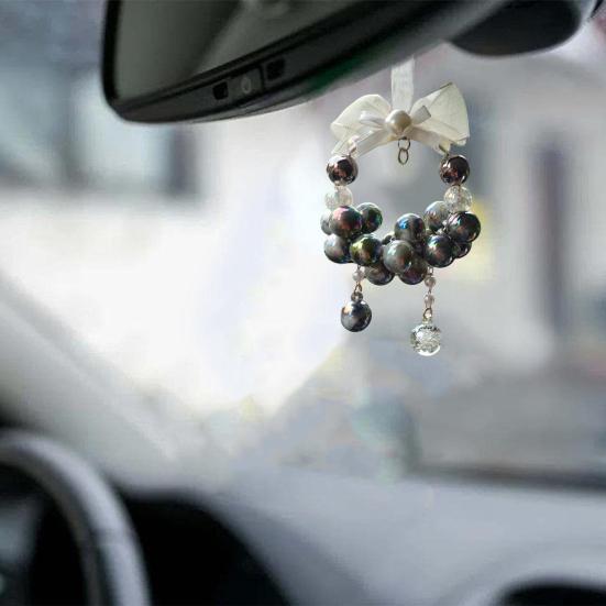 Забавный подвесной автомобиль ручной работы, долговечный кулон для украшения автомобиля