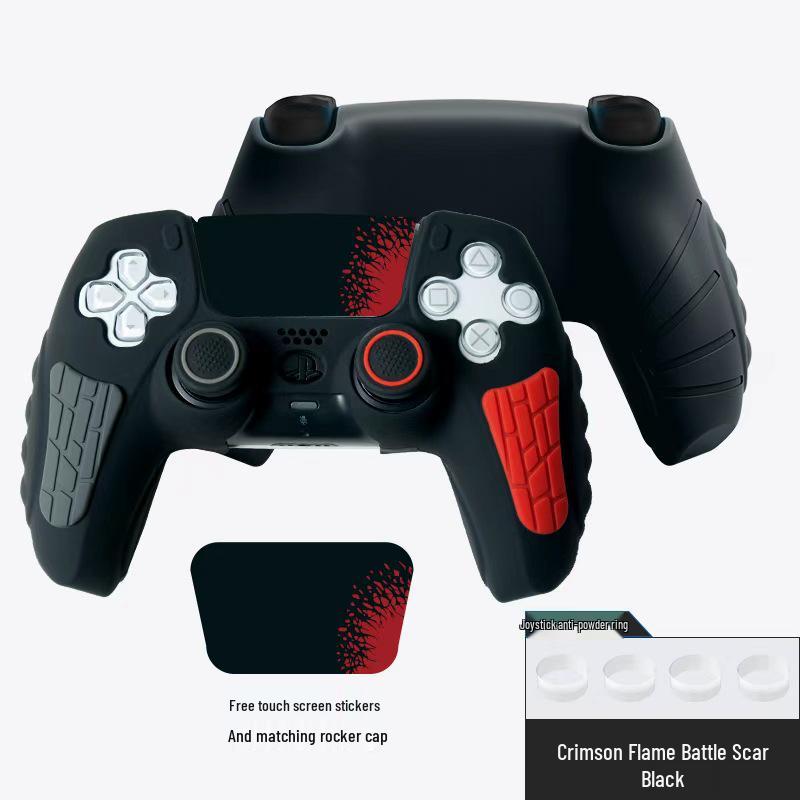 Силиконовый нескользящий защитный чехол для контроллера PS5 с защитой от пота для PlayStation 5