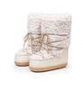Winter Space Boots Lamb Wool Moon Shoes Snow Boots Women