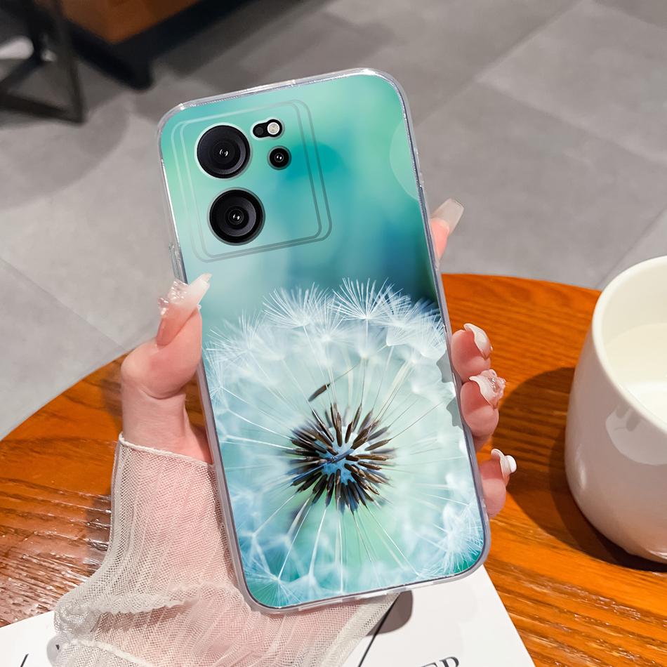Чехол для Xiaomi 13T Pro, градиентный простой чехол для телефона для Xiaomi 13 T Pro Xiaomi13T, мягкий прозрачный силиконовый тонкий задний корпус