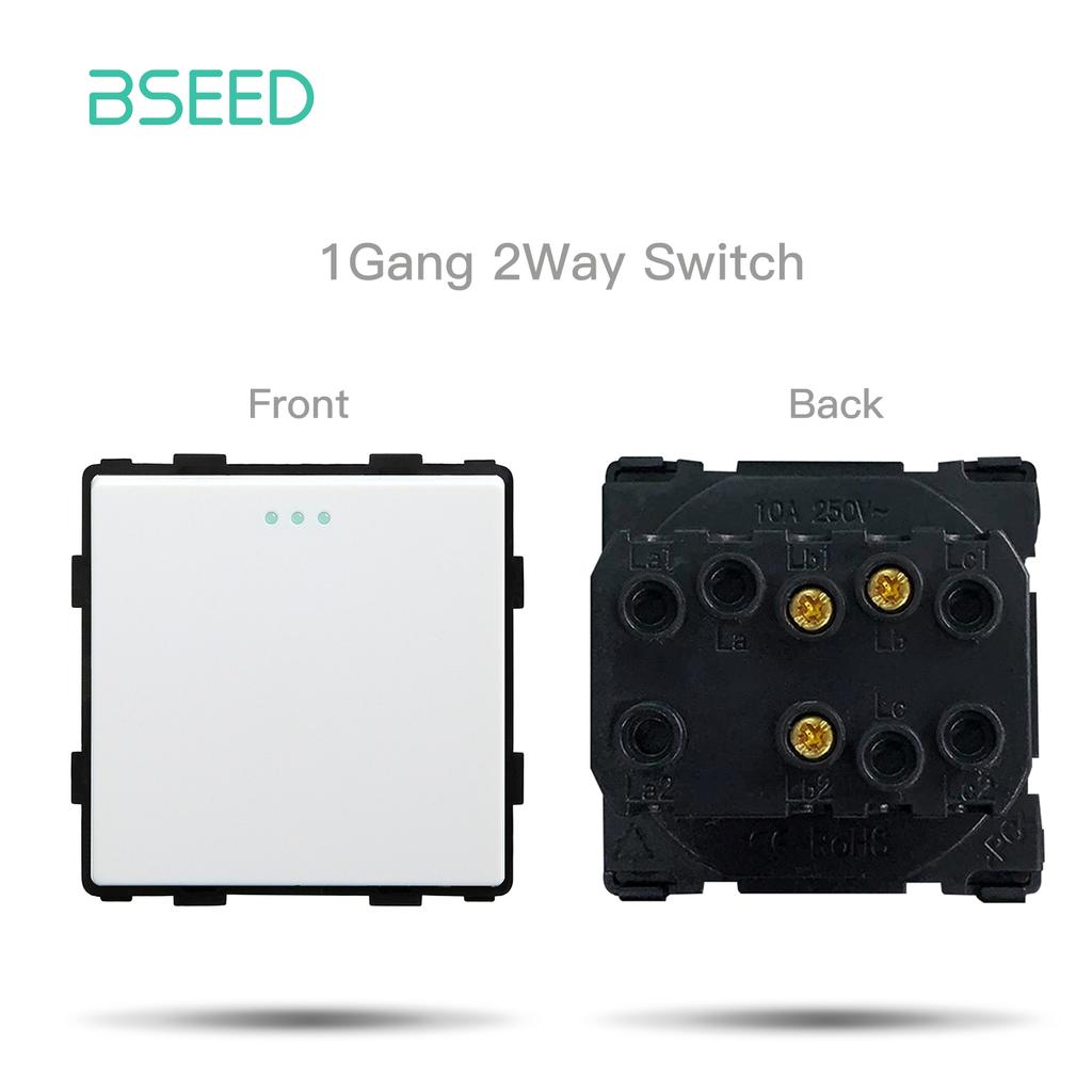 BSEED Матовые Пластиковые Рамки EU/Французская Настенная Розетка Тип-c USB Розетки Питания Механические Кнопочные Выключатели Только Функциональные Части