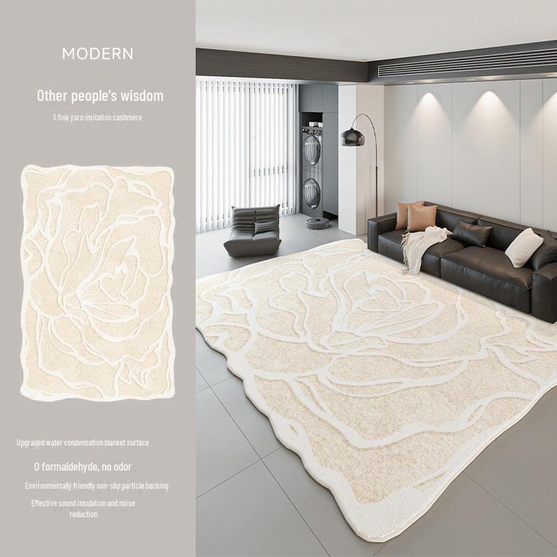 Итальянский минималистский роскошный ковер 2025 года: Устойчив к грязи, прост в уходе, идеально подходит для гостиной и спальни осенью/зимой