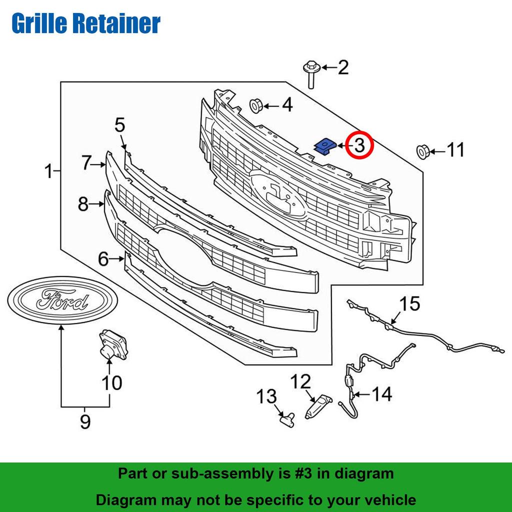 OAUTOO 30pcs Center Console Radio DVD Dash Panel Switch Bezel Clip Body Trim Retainer for Ford W714972-S300, GM 94748652