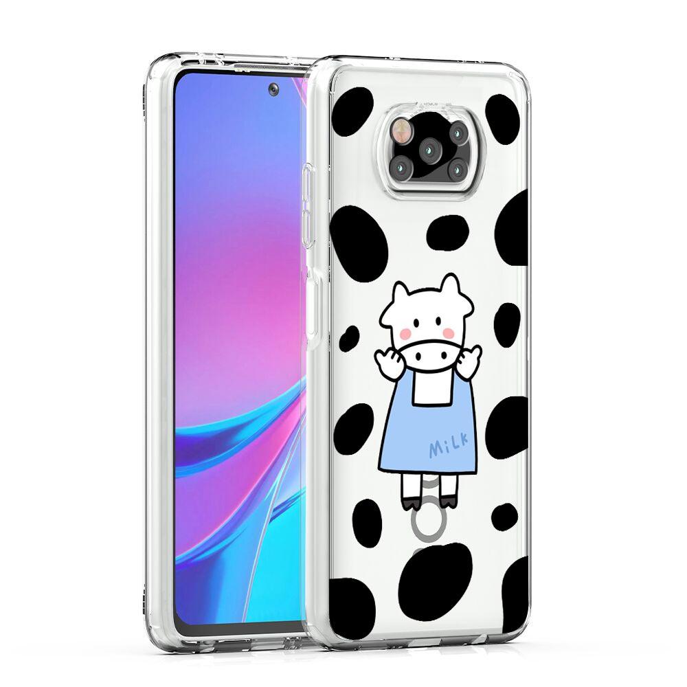 Cute Cow Print Fundas Phone Case For Xiaomi Mi 12T 10 12 Lite 11 Ultra 11X 11T Pro 11i Poco X4 X3 NFC F3 F4 M3 M4 Clear Cover