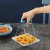 Зажим для чаши из нержавеющей стали с защитой от ожогов, нескользящий зажим для посуды, зажим для горячей посуды, силиконовые термостойкие перчатки, кухонные инструменты