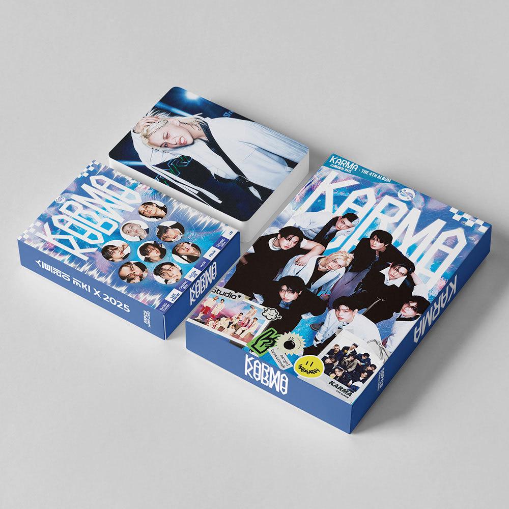 В наличии Фотокарточки Stray Kids KPOP: 55 Листов из Нового Альбома 'KARMA' - Стиль LOMO