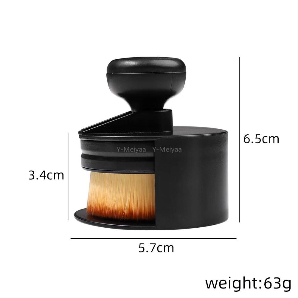 1 шт. Простая кисть для нейл-арта с нажимно-вытяжным механизмом, кисть для очистки от пыли, кисть для макияжа, аксессуары для маникюра, оборудование, инструменты