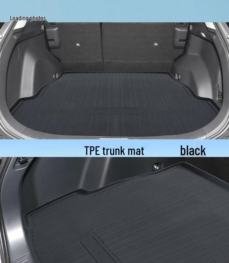 Совместимые коврики в салон для Toyota RAV4 2025, Полностью закрывающие, Материал TPE, Версия 24 Fashion Plus