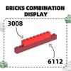 Нетоксичный 22 шт./лот 6112 1x12 Высокий 12-отверстий Строительный блок Moc Цветные Аксессуары Совместимые с Кирпичом Diy Детская игрушка Сборка Подарок