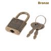 1 комплект, прямоугольный навесной замок, аппаратный замок для багажа с замком для шкатулки для драгоценностей, дневника
