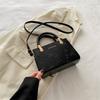 2024 New Style Women's Shoulder Bag Fashionable Street Trendy Pu Small Square Bag