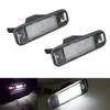 2Pcs For Kia Rio 2005-2011 Rio5 2006-2011 White LED License Plate Light Number Plate Lamp