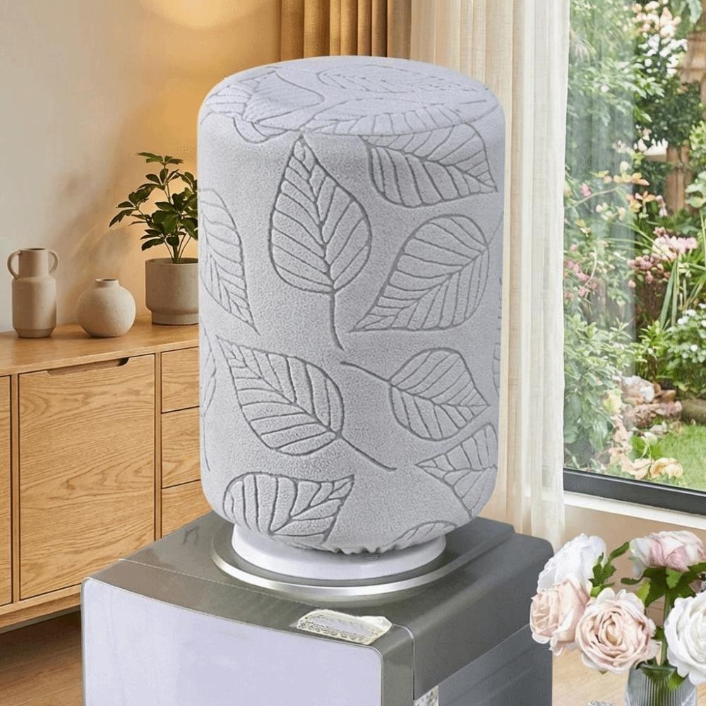 Removable Barrel Dust Cover Solid Color Elastic Barrel Cover Simple Water Cooler Cover Office