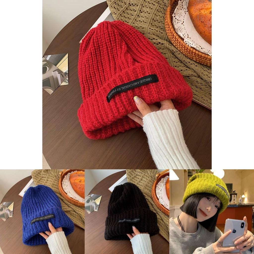 Elegant Cozy Winter Knit Hat For Women Warm Loose-fit Beanie In Trendy Colors