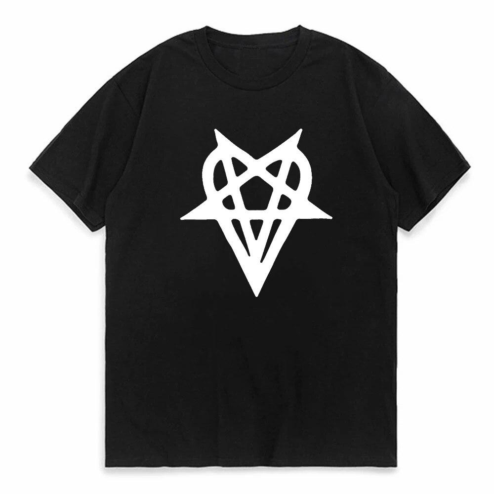 Destroy Lonely X Naivement Heartagram T Shirt Opium No Stylist Print Unisex Women Tshirt Cool Fashion Sweatshirt Streetwear Tops