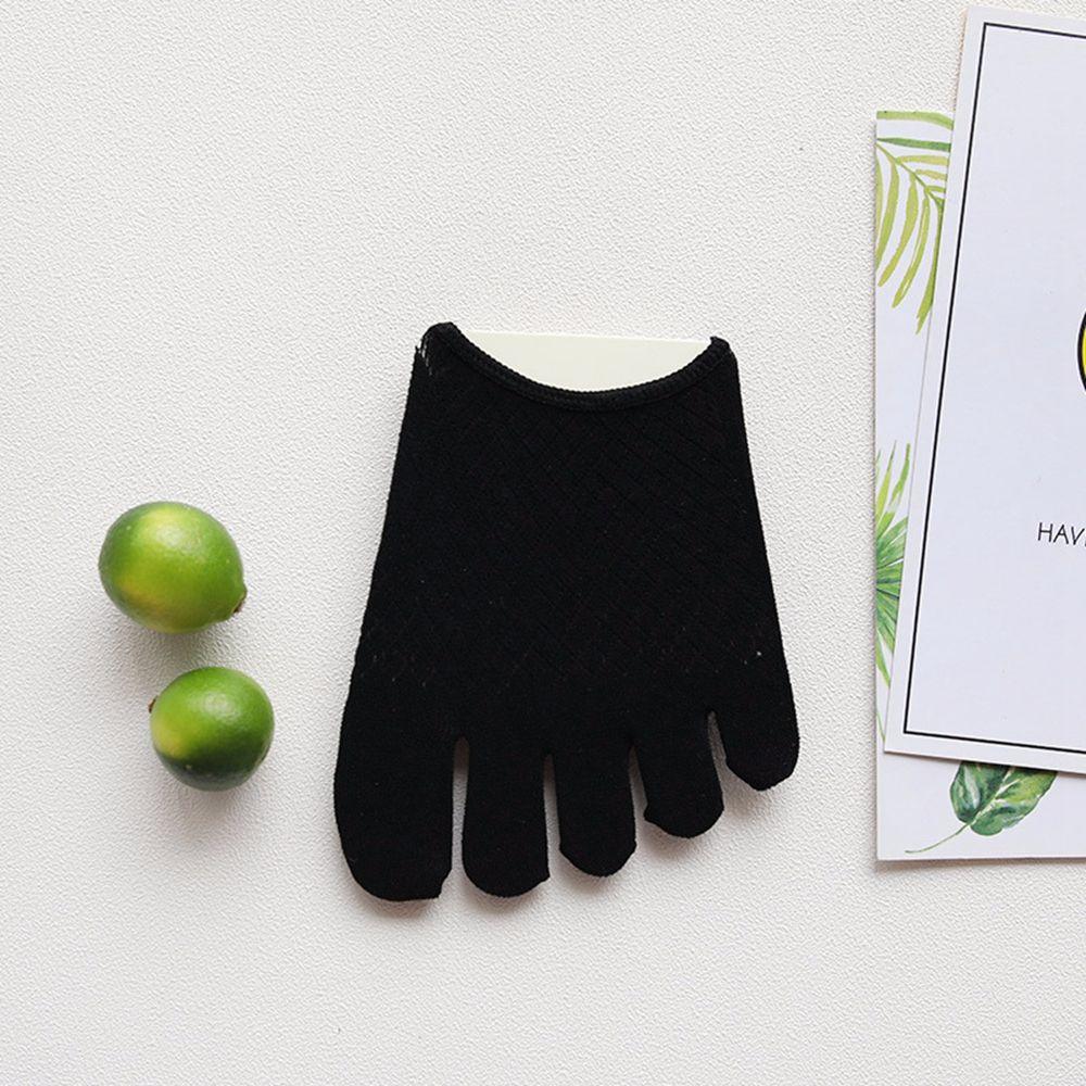 Elastic Invisible Women Summer Mesh Sock Slippers Open Toe Socks Cotton Half Palm Socks