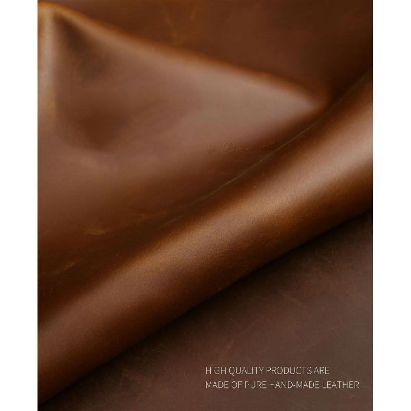 Genuine Leather Car Key Case With Keychain And Chain For Land Rover