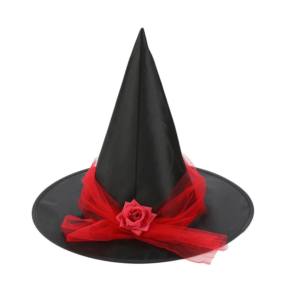 Винтажная шляпа ведьмы, портативный реквизит для косплея, фестивальное украшение, шляпа магической академии