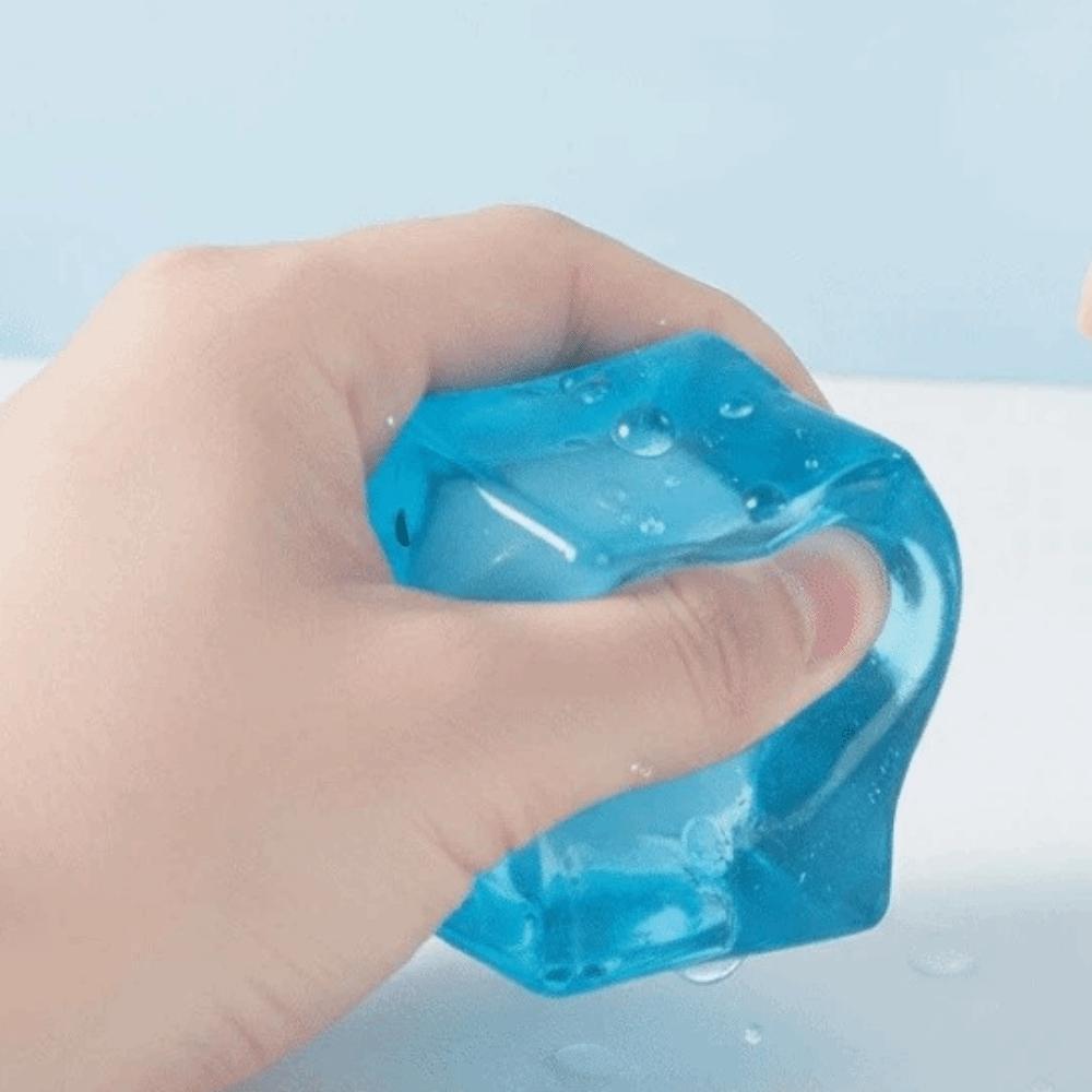 Clear Cube Squeeze Ball Soft Slow Rebound Toy Anti-Anxiety Sensory Cube Office Break