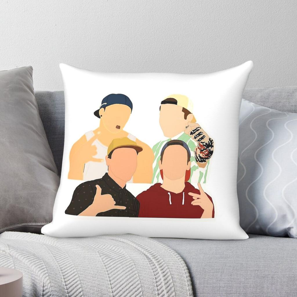 Real Bros Of Simi Valley Square Pillowcase Polyester Linen Velvet Pattern Zip Decor Throw Pillow Case Home