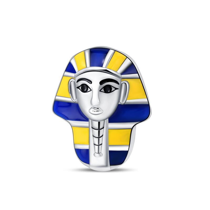 925 Серебряный Цвет Фараон Пирамида Паук Сглаза Бастет Подвески Бусины Подходит Diy 925 Оригинальные Браслеты Изысканные DIY Ювелирные Изделия Для Вечеринки