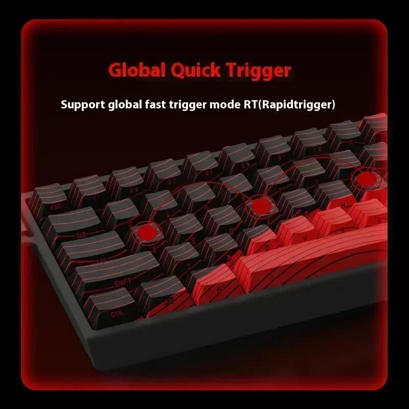 For MAD 60/68HE Mechanische Tastatur Magnetschalter Rapid Trigger 8K RGB Gaming Tastatur Valorant Gamer Zubehör Geschenk
