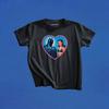 Retro Bat Hero Baby Tee, Dark Superhero Graphic T-Shirt, Vintage Aesthetic Fitted Tee, Comic Pop Art Top, Quirky Gift Tshirt
