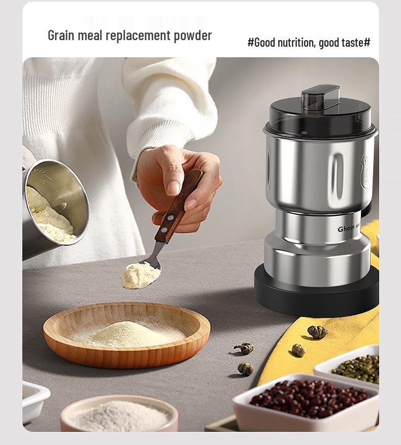 Электрическая мельница из нержавеющей стали 110В/220В: Многофункциональный бытовой измельчитель для порошков