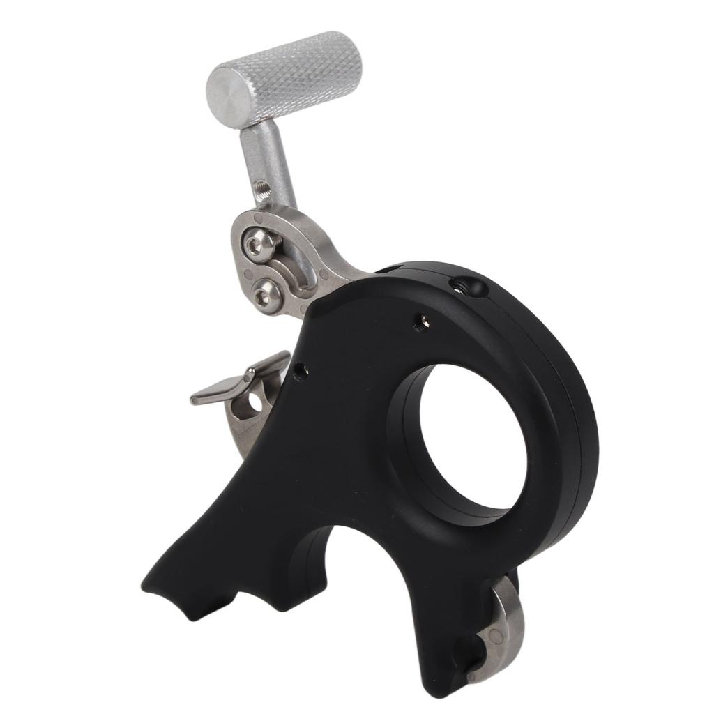 Archery Release Aids 3 Finger Grip Thumb Caliper Trigger for Compound Bow Accessory (Black )
